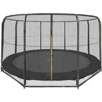 Magic Circle Pro Ingraaf Trampoline Black 305 cm met veiligheidsnet