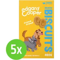 Edgard & Cooper Biscuit Turkey 400 gr - hondensnack - 5 verpakkingen