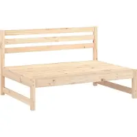 vidaXL Tuinmiddenbank 120x80 cm massief grenenhout wit