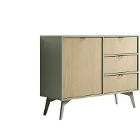 Meubella Dressoir groen Scandinavisch 106x38x81 cm