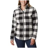 Columbia Vest Women West Bend Full Zip Chalk Check Print-XL