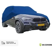 Ds Covers BOXX Autohoes Binnen – SUV/Jeep Pasvorm – Premium Stretch Garagehoes voor Optimale Bescherming – Donkerblauw/Navy – Maat XL –