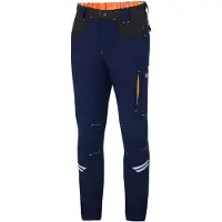 Sparco Werkbroek Zomer - TECH - blauw-oranje - Maat - m
