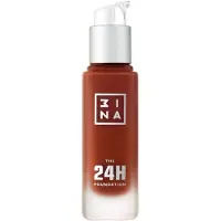 3INA The 24H Foundation Vloeibare foundation 30 ml Nr. 672 - Chocolate
