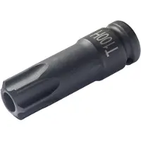 SW-Stahl 05389L schroevendraaierbit I 1/2 I TR-profiel I T100 x 75 mm I schroevendraaierbit voor Torx I zeskantinzet