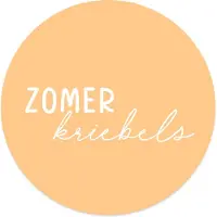 Label2X Muurcirkel zomerkriebels geel