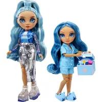 Rainbow High Junior High Pyjamaparty - 23 cm - Skyler (blauw) - Modepop