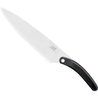 Deglon Koksmes - Breed Lemmet - Ergonomisch Hout - 24 cm - Zwart