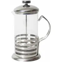 Gerimport French press koffiemaker - cefetiere - 600 ml - glas/rvs - Cafetiere