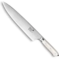 Deglon Koksmes - Damaststaal - 25 cm - Corian handvat - Elegantie en duurzaamheid
