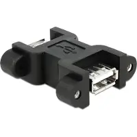 DeLOCK 65559, USB2.0-A, USB2.0-A, zwart
