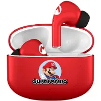 OTL Super Mario - draadloze oordopjes - met oplaadcase - touch control - extra eartips - TWS earpods bluetooth
