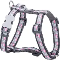 Animal Boulevard Dh-fm-gy-20 - Hals- En Leibanden - Hond - Rd Harnas Flamingo Cool Grijs-m - Maat: M