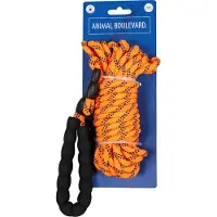 Animal Boulevard Ab32024 - Hals- En Leibanden - Hond - Ab Safety Speurlijn Met Eva-handvat Oranje-8mmx10m