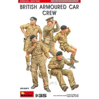 Other Modelbouwpakket Militaire voertuigen - 35387 British Armoured Car Crew - Special Edition - 5 Figuren Plastic - 1:35 - Modelbouw