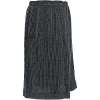 Rento Heupdoek Kenno 70x145 cm zwart/grijs - Sauna Badjas
