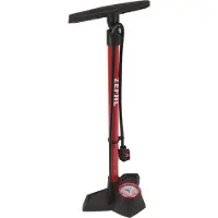 Zéfal Air Profil Switch Fietspomp - Minipomp - 28" Wielen - Bandbreedtes: 35 tot 50 mm - Z Switch Aansluiting - Zilver/Zwart