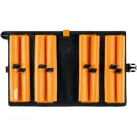 Petzl - Octo Opbergtasje - IJsschroevenhouder One Size, zwart/oranje
