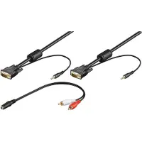 Pro Premium VGA monitor kabel met audio - 3 meter