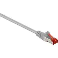 Goobay S/FTP CAT6 Gigabit netwerkkabel / grijs - LSZH - 30 meter