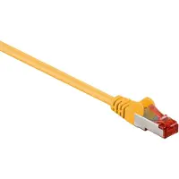 Goobay S/FTP CAT6 Gigabit netwerkkabel / geel - LSZH - 50 meter