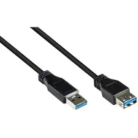 Goobay USB-A verlengkabel | USB3.0 5 Gbps | 5W | zwart | 3 meter