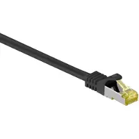 Varia , 60 meter, Cat7 S/FTP-kabel, 60 m, Cat7, S/FTP (S-STP), met RJ-45 connectoren aan beide uiteinden, zwart