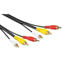 Generique CABLE RCA AUDIO VIDEO 3 RCA vers 3 RCA PLAQUé OR 15 m