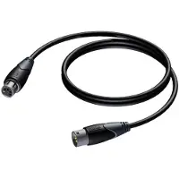 Procab CLD955 5-pins XLR (m) - 5-pins XLR (v) DMX kabel - 3 meter