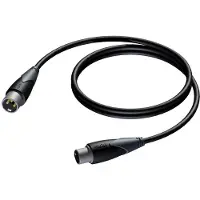 Procab CLD953 3-pins XLR (m) - 3-pins XLR (v) DMX kabel - 3 meter