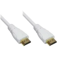 Roline HDMI kabel - versie 1.4 (4K 30Hz) - CU koper aders / wit - 20 meter