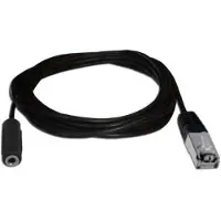 Cavus RJ45 naar 3,5mm Jack audio adapter voor B&O / zwart - 1,8 meter