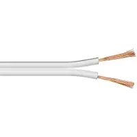 MaxTrack Luidspreker kabel (CCA) - 2x 2,50mm² / wit - 50 meter
