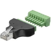 Pro RJ45 (m) schroef connector voor U/UTP / F/UTP / S/FTP CAT5e / CAT6 netwerkkabel - per stuk