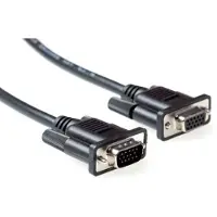 Dolphix VGA monitor verlengkabel - CCS aders / zwart - 10 meter