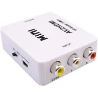 Dolphix Tulp Composiet AV naar HDMI converter / wit