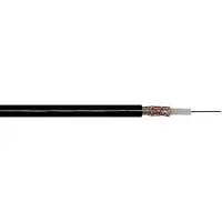 MaxTrack RG6A/U coaxkabel op rol voor binnen / zwart - 100 meter
