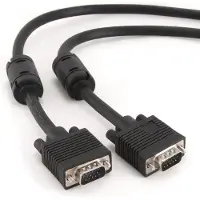 Cablexpert Premium VGA monitor kabel met ferriet kernen - CU koper aders / zwart - 5 meter
