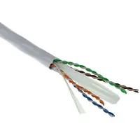 ACT XS6103 CAT6A U/UTP Massief PVC | ECA | 23AWG | Grijs | 305 meter