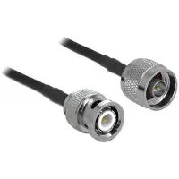 DeLOCK N (m) - BNC (m) kabel - LMR195/RF195 - 50 Ohm / zwart - 10 meter