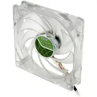 Titan Green Vision ventilator (case fan) voor in de PC met Z-Axis lager en super stil - 120 x 120 x 25 mm