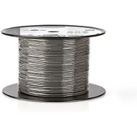 Nedis Audiokabel | 2x 0.16 mm² | 100 m | Donkergrijs | 1 stuks - COTR15001GY100 COTR15001GY100