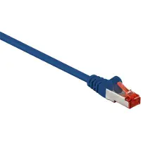 Goobay 20m CAT 6 patchkabel, S/FTP (PiMF), blauw