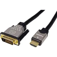 Roline hoge kwaliteit DVI-D Dual Link - HDMI kabel / UL - 7,5 meter