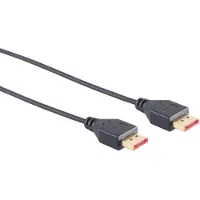 S-Impuls Dunne DisplayPort kabel - versie 1.4 (5K/8K 60Hz) / zwart - 1 meter