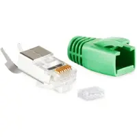 S-Conn S/CONN 72067-10G, RJ-45, Groen, Wit