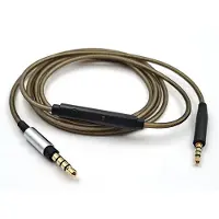 Dolphix Premium audiokabel met control talk voor o.a. Bose On-Ear 2, 700, QuietComfort 25, 35, 45 en Ultra - 1,2 meter