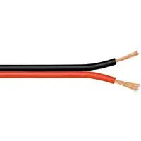 MaxTrack Luidspreker kabel (CCA) - 2x 2,50mm² / rood/zwart - 30 meter
