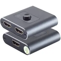 S-Impuls HDMI schakelaar 2 naar 1 / 1 naar 2 - bi-directioneel - versie 2.0 (4K 60Hz HDR)