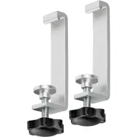Brennenstuhl bureauklemmen voor Alu-Office-Line stekkerdozen - 2 stuks / zilver